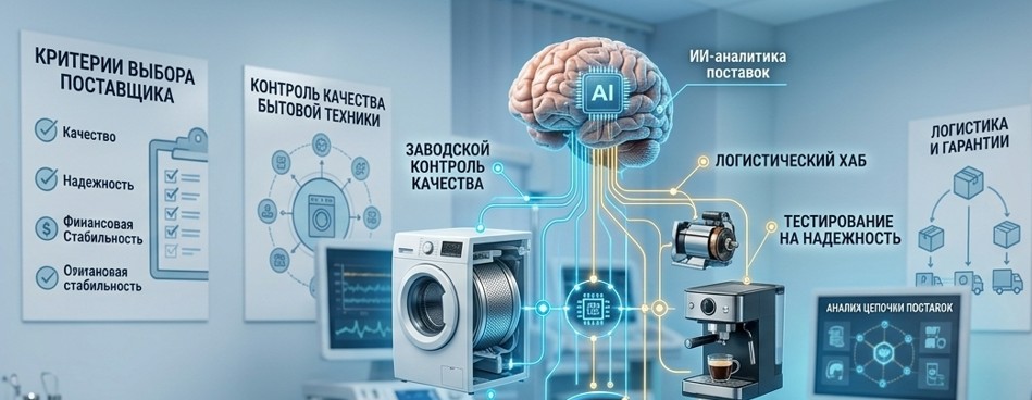 Как выбрать поставщика бытовой техники для долгосрочного сотрудничества